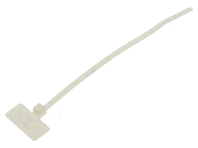Kabelbinder; met schrijfveld; L: 109mm; W: 2,5mm; polyamide; 80N Kabelbinder; met schrijfveld; L: 109mm; W: 2,5mm; polyamide; 80N